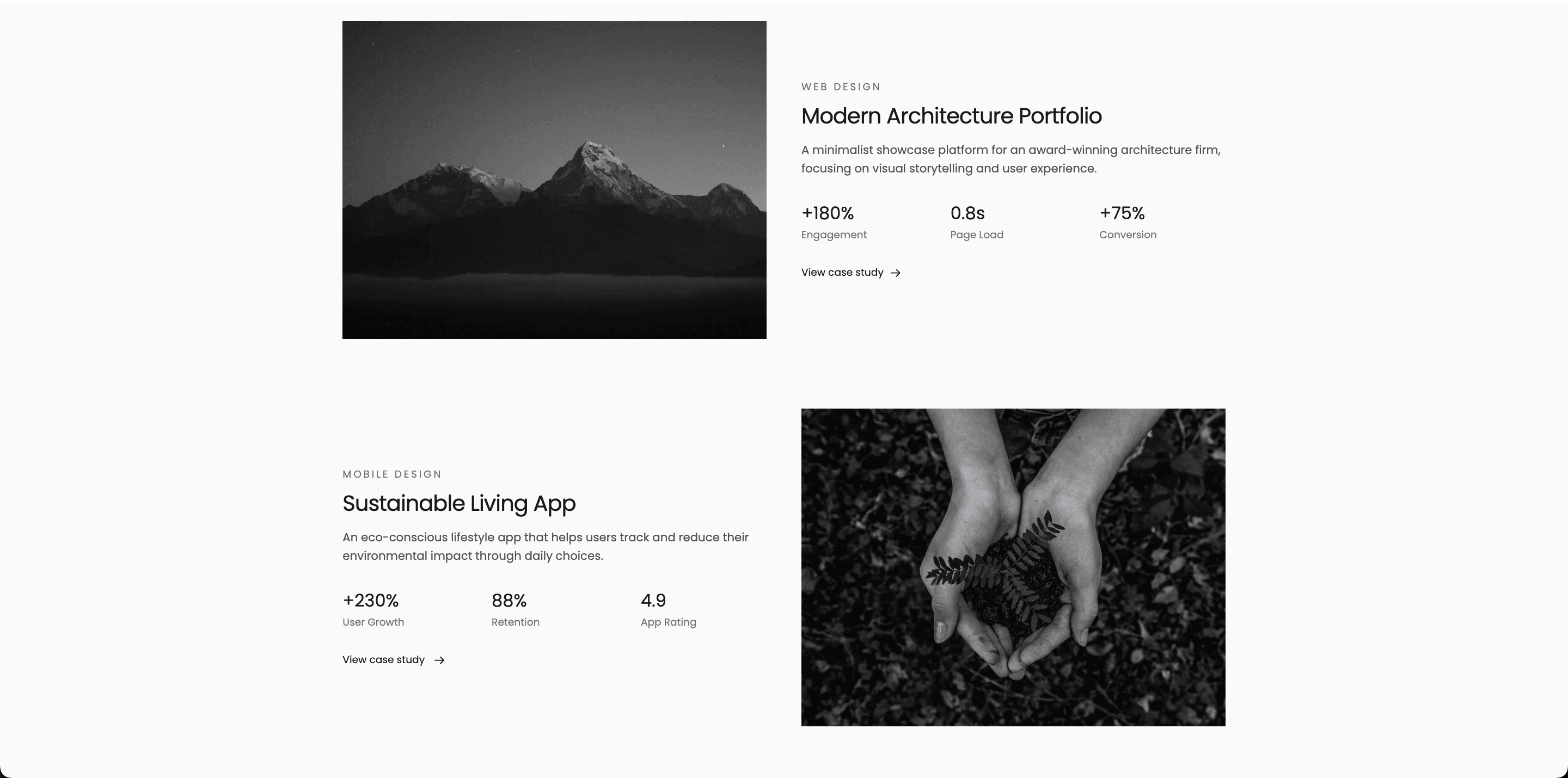 Testimonials component 4