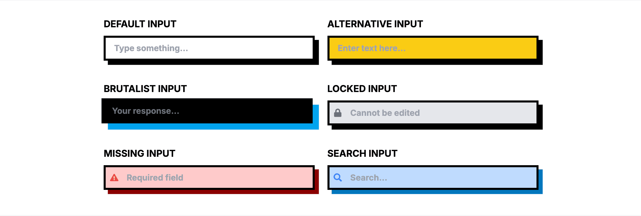 Brutalism component 2
