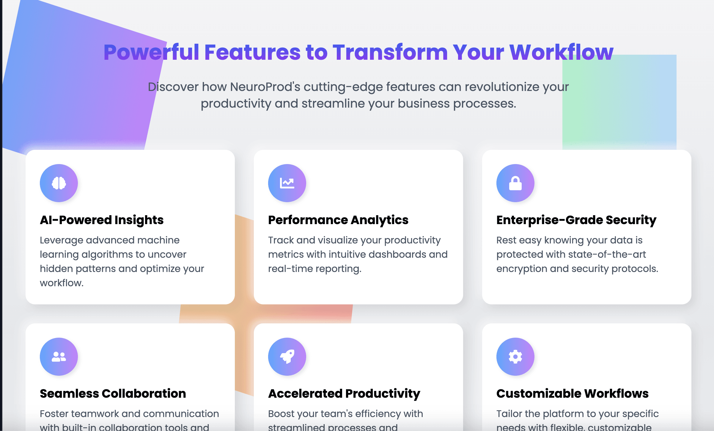 Features component 2